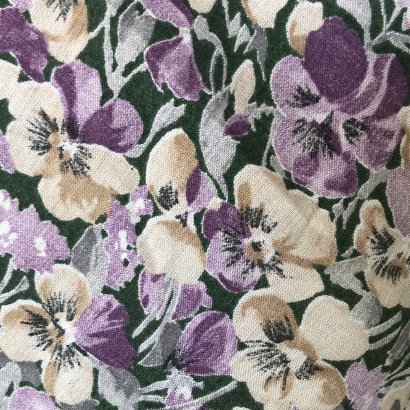 Vintage Floral mid-length Wrap Skirt - Picture 2 of 5